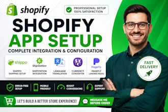 setup shopify shippo shipstation language translation currency converter pagefly