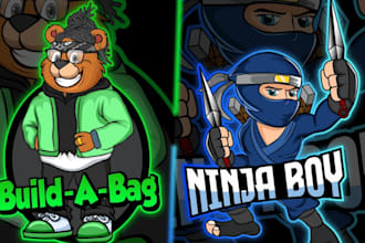 design a professional mascot logo with personality