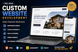 design a modern and responsive website
