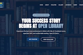 build a modern responsive full stack website for your business