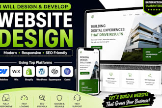 develop webflow wix shopify wordpress squarespace or carrd website