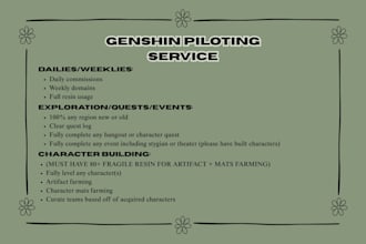 pilot genshin your account