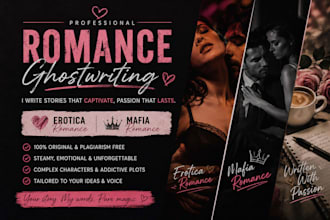 do romance ebook ghostwriter, mafia romance, fiction ghostwriting, romance story