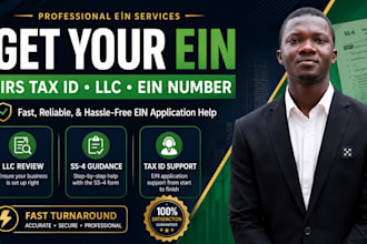 help you apply for ein, tax id for llc from irs