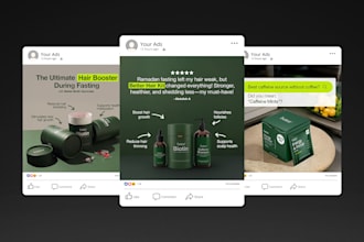 create high converting static meta ads