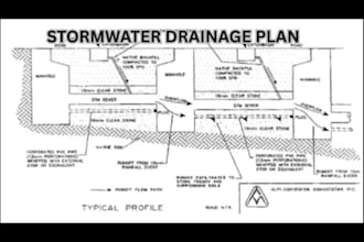usa stormwater drainage plan grading plan erosion control plan in civil 3d