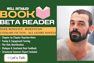horror thriller beta reader, sci fi, litrpg novel beta reading, ya beta reader