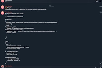 create a telegram bot or automate your business tasks