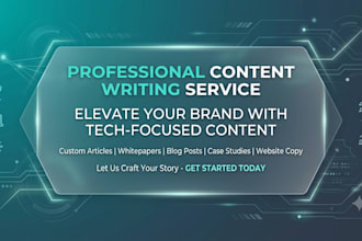 write SEO blog posts and ai articles