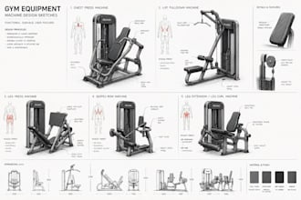 design gym accessories industrial product design, massage tools, fitness product