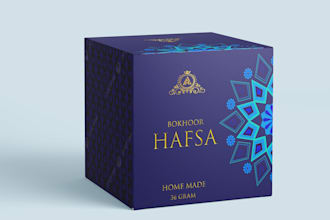 luxury perfume packaging and label design for your brand