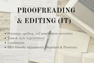 proofread and edit your italian text