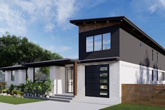 do 3d models rendering and 3d walkthrough
