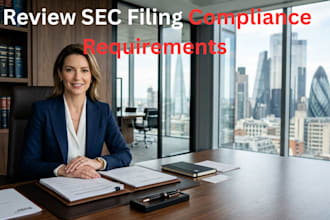review sec filing compliance requirements