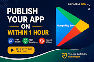 upload your ios and android app to app store and play store