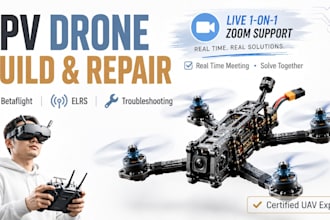 consult, configure, and help build your custom fpv racing drone