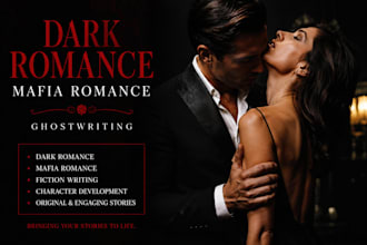 ghostwrite dark romance, mafia romance, and romance novels
