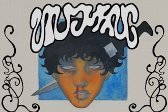 create dark y2k art or design