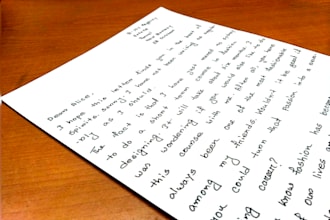 write anything with my beautiful handwriting