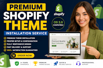 install shopify premium themes like prestige, impact