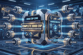 do complete odoo erp implementation, customization, and CRM setup