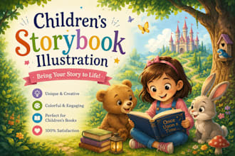 children book story book book illustration children story book watercolor