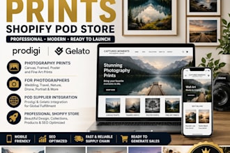 setup shopify prodigi gelato whitewall autopictura photography pod store