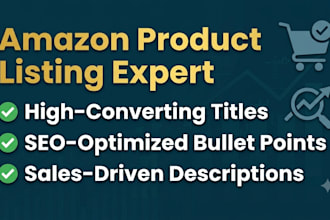 write high converting amazon product listings and ad copy