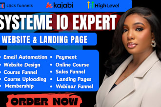 do systeme io landing page, systeme io website, sales funnel landing page expert