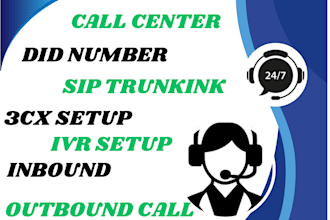 provide inbound and outbound call with good IVR, for USA, UK