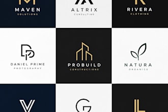 iwill design modern minimalist, luxury and letter mark logo