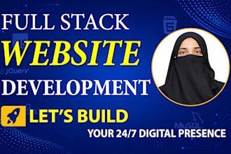 do full stack responsive website design and development