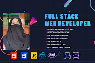 do full stack responsive website design and development