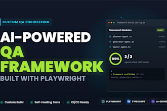 build ai powered QA automation framework using playwright