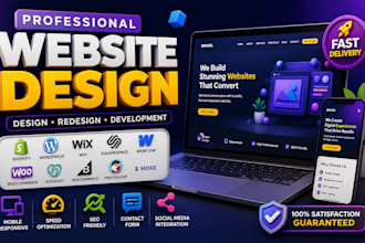 design redesign develop wordpress wix squarespace godaddy webflow duda website
