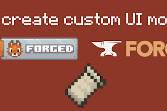 develop minecraft mods with custom gui and user interfaces