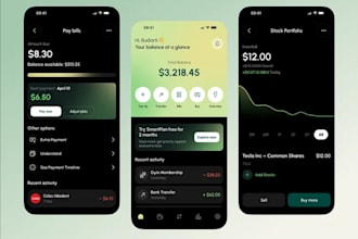 build a professional tap and pay app, money transfer app, secure payment app,