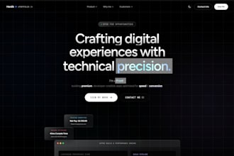 create a professional responsive website with clean ui