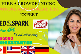 target donor and backer lists gofundme kickstarter indiegogo