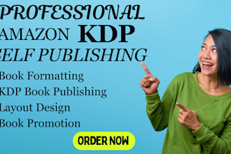 amazon KDP book editing paperback book formatting KDP book publishing book cover