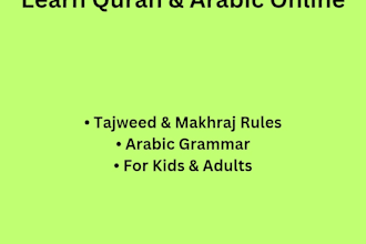 be your online quran teacher and tajweed tutor