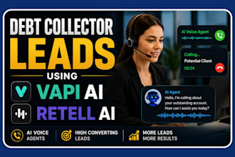 generate high converting leads for debt collector using vapi ai voice agent