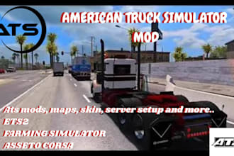 develop custom ats ets2 truck simulator mods maps skins fs22 fs25