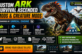 make custom ark survival ascended mods ark  mods unreal enginemake