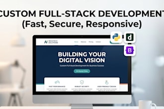 create a complete django website at an unbeatable deal price