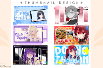 make you a vtuber style thumbnail