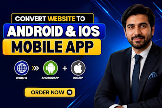 convert website to android and IOS app web to app webview app