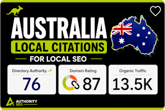 build manual australia local citations for local SEO