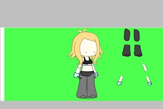 give your oc in gacha a body sheet