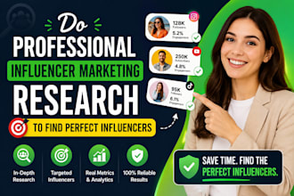 do professional influencer marketing research to find perfect influencers